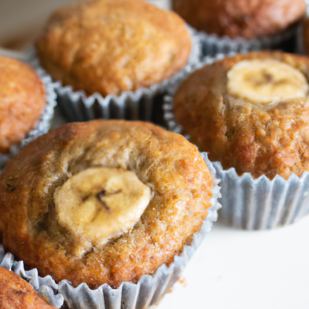 Indulge in the goodness of gluten-free banana muffins for a healthy snack.